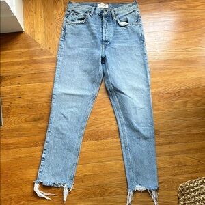 AGOLDE straight ankle crop Jean